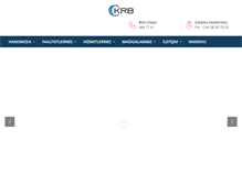 Tablet Screenshot of krb.com.tr